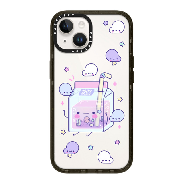 Becky Cas x CASETiFY iPhone 14 ケース ブラック インパクトケース Cute Juice by BeckyCas