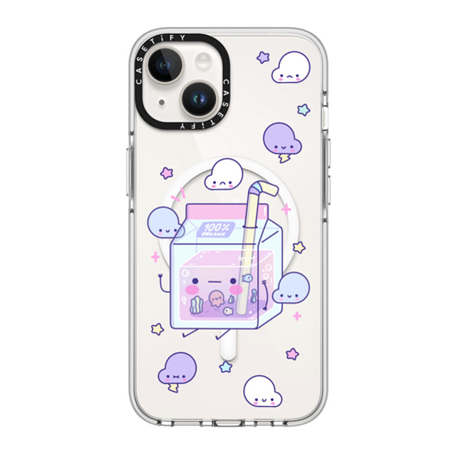 Becky Cas x CASETiFY iPhone 14 ケース クリア クリア ケース MagSafe対応 Cute Juice by BeckyCas