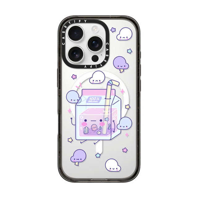 Becky Cas x CASETiFY iPhone 16 Pro ケース ブラック インパクトケース MagSafe対応 Cute Juice by BeckyCas