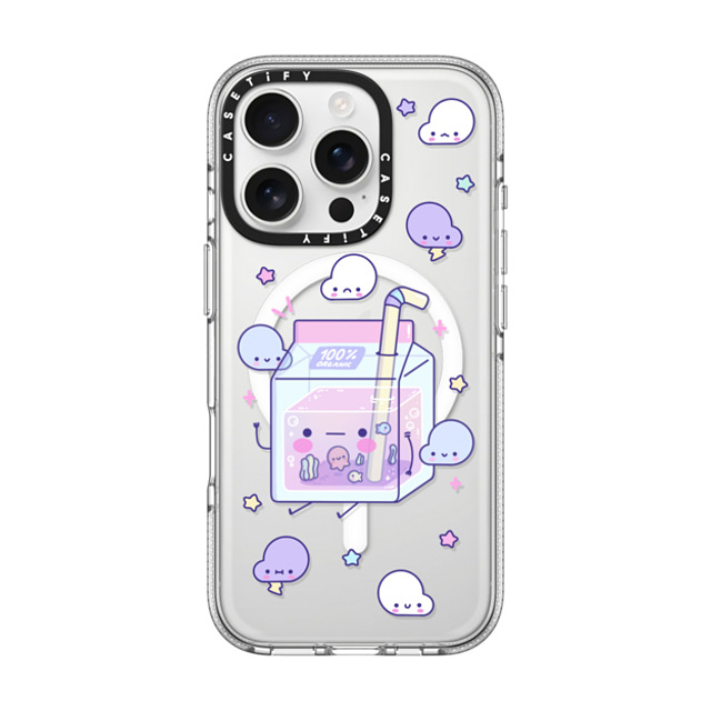 Becky Cas x CASETiFY iPhone 16 Pro ケース クリア クリア ケース MagSafe対応 Cute Juice by BeckyCas