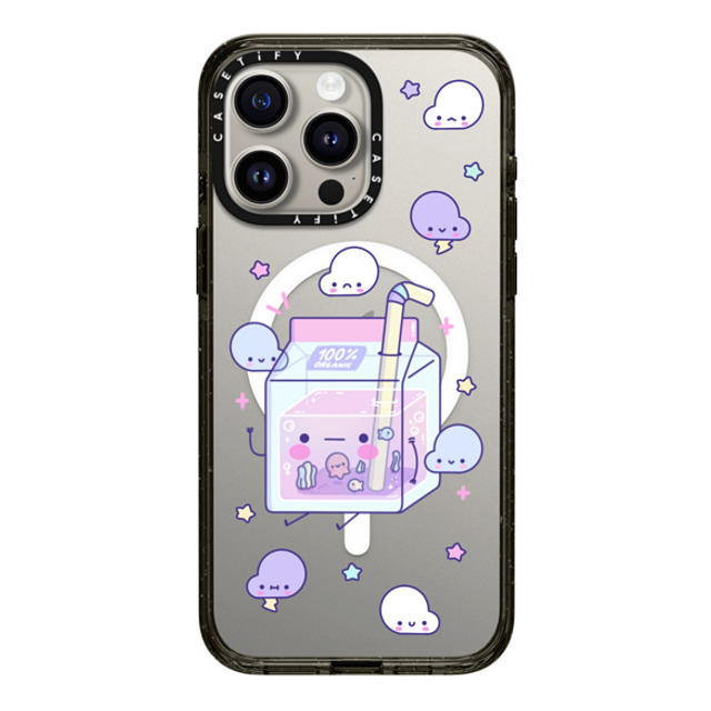 Becky Cas x CASETiFY iPhone 15 Pro Max ケース ブラック インパクトケース MagSafe対応 Cute Juice by BeckyCas