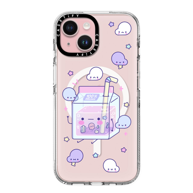 Becky Cas x CASETiFY iPhone 15 ケース クリア クリア ケース MagSafe対応 Cute Juice by BeckyCas