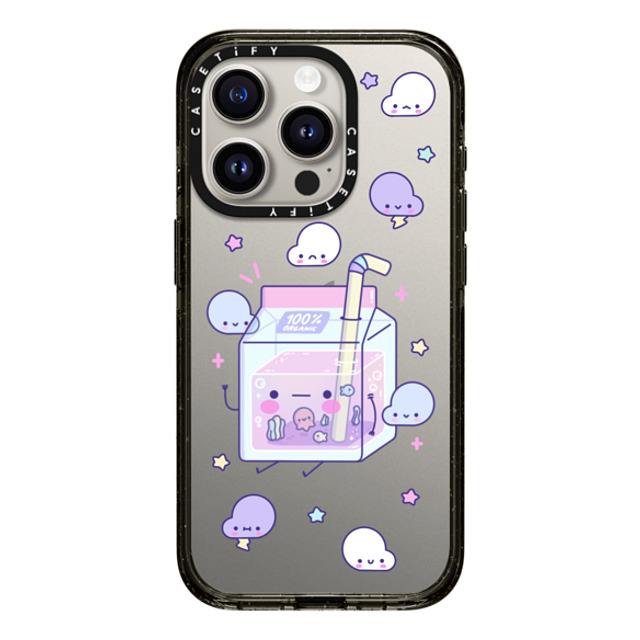 Becky Cas x CASETiFY iPhone 15 Pro ケース ブラック インパクトケース Cute Juice by BeckyCas