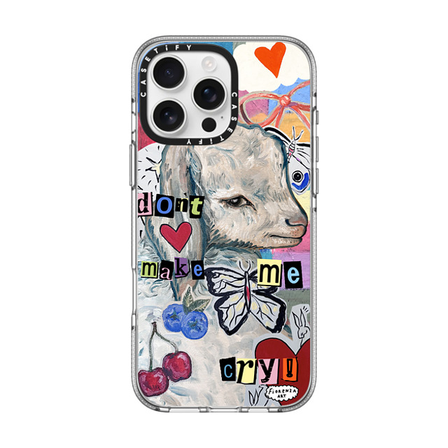 Fiorenzaart x CASETiFY iPhone 16 Pro Max Case クリア クリア ケース MagSafe対応 don't make me cry Back to School Fiorenzaart x CASETiFY iPhone 16 Pro Max Case クリア クリア ケース MagSafe対応 don't make me cry Back to School