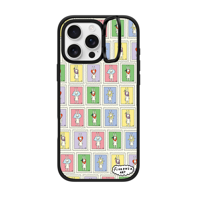 Fiorenzaart x CASETiFY iPhone 16 Pro Max Case Matte Black インパクトリングスタンドケース MagSafe対応 stamp bun collection Fiorenzaart x CASETiFY iPhone 16 Pro Max Case Matte Black インパクトリングスタンドケース MagSafe対応 stamp bun collection