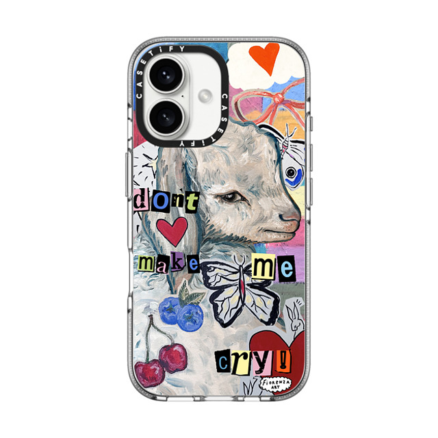 Fiorenzaart x CASETiFY iPhone 16 ケース クリア クリア ケース MagSafe対応 don't make me cry Father's Day Fiorenzaart x CASETiFY iPhone 16 ケース クリア クリア ケース MagSafe対応 don't make me cry Father's Day