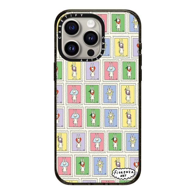 Fiorenzaart x CASETiFY iPhone 15 Pro Max Case Black Impact Case MagSafe Compatible stamp bun collection Fiorenzaart x CASETiFY iPhone 15 Pro Max Case Black Impact Case MagSafe Compatible stamp bun collection