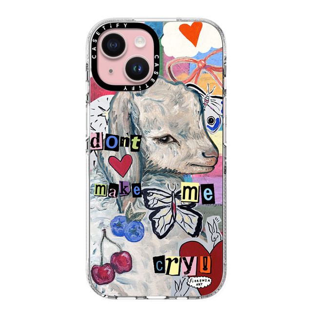 Fiorenzaart x CASETiFY iPhone 15 Case クリア クリア ケース MagSafe対応 don't make me cry Father's Day Fiorenzaart x CASETiFY iPhone 15 Case クリア クリア ケース MagSafe対応 don't make me cry Father's Day
