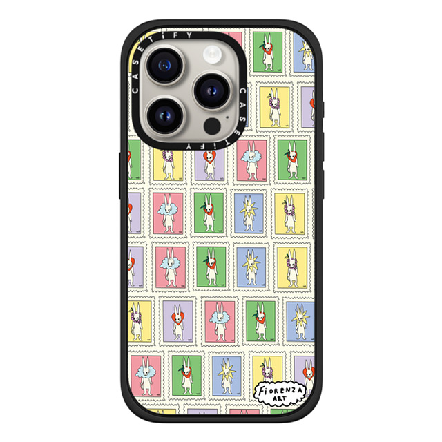 Fiorenzaart x CASETiFY iPhone 15 Pro Case Matte Black Impact Case MagSafe Compatible stamp bun collection Fiorenzaart x CASETiFY iPhone 15 Pro Case Matte Black Impact Case MagSafe Compatible stamp bun collection