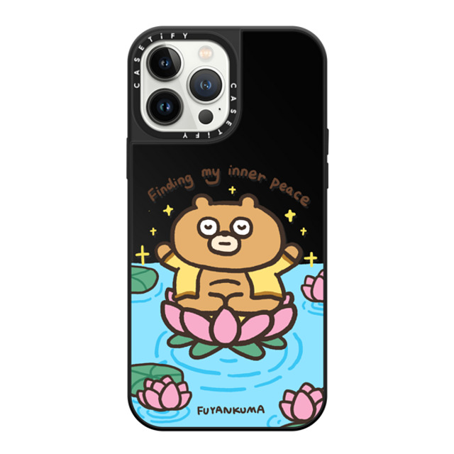 CASETiFY iPhone 13 Pro Max Case Black on Black ミラーケース MagSafe対応 A Peaceful Mind æ•·è¡ç†š fuyankuma Mother's Day CASETiFY iPhone 13 Pro Max Case Black on Black ミラーケース MagSafe対応 A Peaceful Mind æ•·è¡ç†š fuyankuma Mother's Day