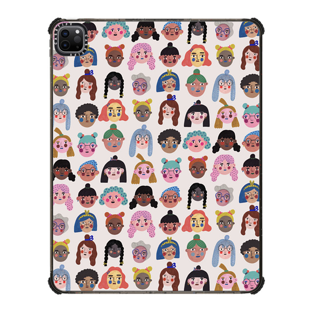 DariaSolakIllustrations x CASETiFY iPad Pro 12.9-inch (第5/6世代) Sticker,Portraiture Black iPad インパクト ケース GIRLS by Daria Solak Illustrations DariaSolakIllustrations x CASETiFY iPad Pro 12.9-inch (第5/6世代) Sticker,Portraiture Black iPad インパクト ケース GIRLS by Daria Solak Illustrations