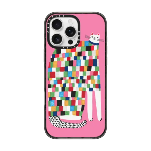 iPhone 16 Pro Max - CHECKED CAT by Daria Solak Illustrations