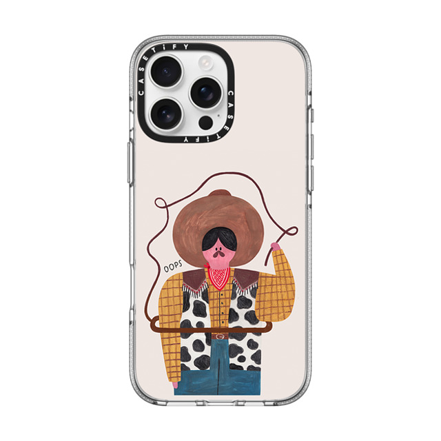 Daria Solak Illustrations x CASETiFY iPhone 16 Pro Max ケース クリア クリア ケース MagSafe対応 COWBOY