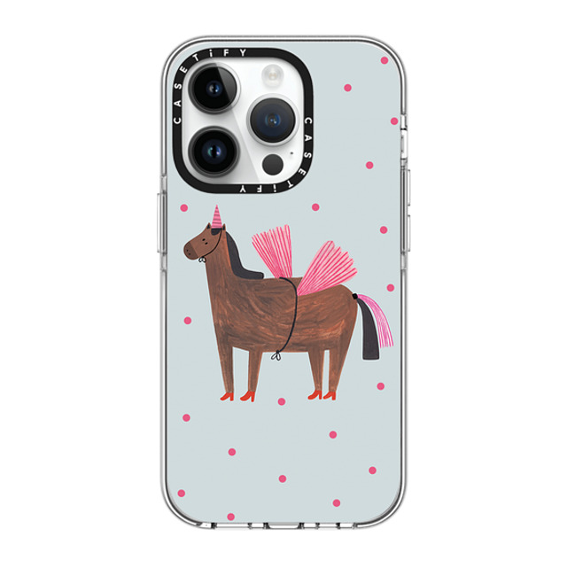 Daria Solak Illustrations x CASETiFY iPhone 14 Pro Case Clear Clear Case MagSafe Compatible UNICORN Daria Solak Illustrations x CASETiFY iPhone 14 Pro Case Clear Clear Case MagSafe Compatible UNICORN
