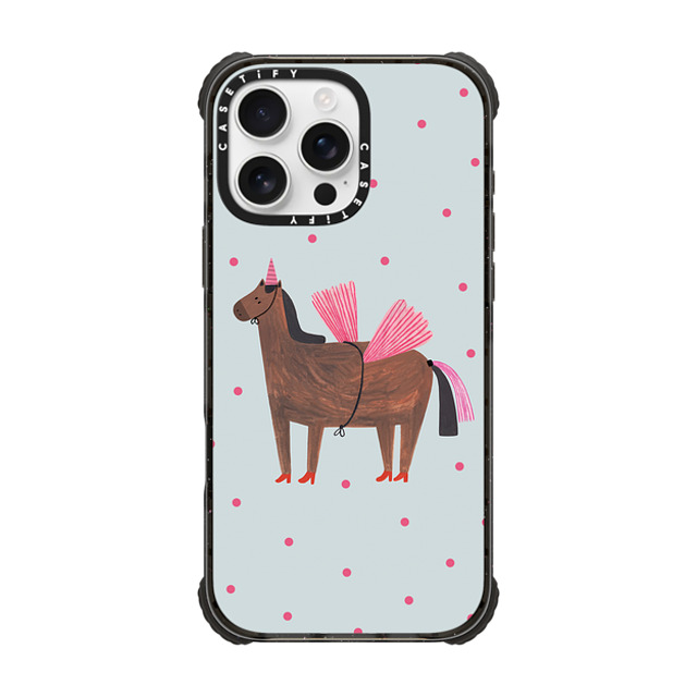 Daria Solak Illustrations x CASETiFY iPhone 16 Pro Max Case Black ウルトラ インパクトケース MagSafe 対応 UNICORN Daria Solak Illustrations x CASETiFY iPhone 16 Pro Max Case Black ウルトラ インパクトケース MagSafe 対応 UNICORN