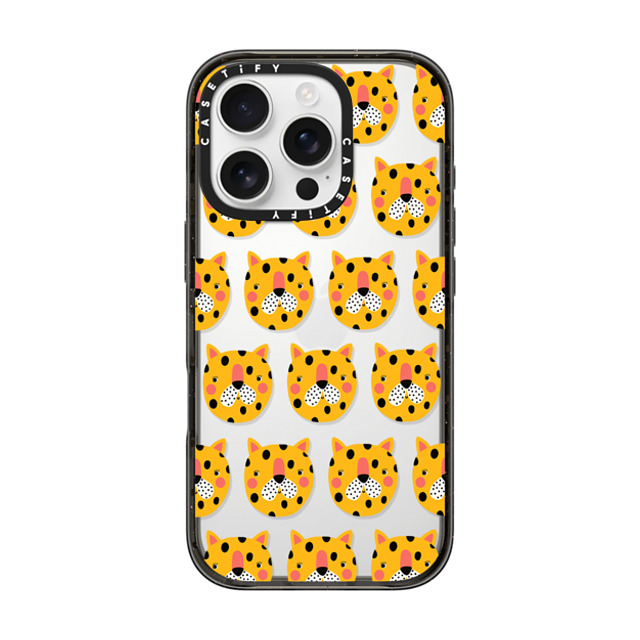 DariaSolakIllustrations x CASETiFY iPhone 16 Pro ケース Tiger,Animal ブラック インパクトケース TIGERS by Daria Solak Illustrations Back to School DariaSolakIllustrations x CASETiFY iPhone 16 Pro ケース Tiger,Animal ブラック インパクトケース TIGERS by Daria Solak Illustrations Back to School