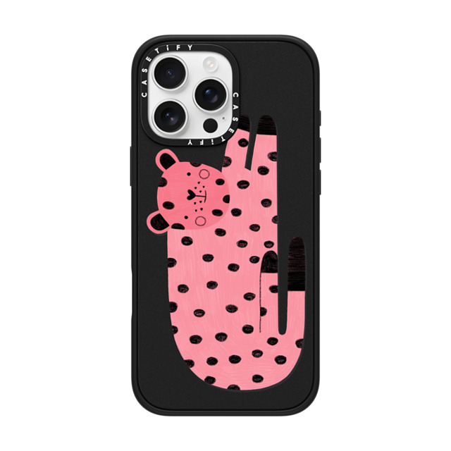 Daria Solak Illustrations x CASETiFY iPhone 16 Pro Max Case Animal,Abstract マットブラック Impact Case MagSafe Compatible PINK TIGER by Daria Solak Illustrations Mother's Day Daria Solak Illustrations x CASETiFY iPhone 16 Pro Max Case Animal,Abstract マットブラック Impact Case MagSafe Compatible PINK TIGER by Daria Solak Illustrations Mother's Day