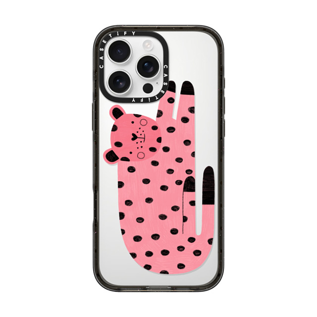 Daria Solak Illustrations x CASETiFY iPhone 16 Pro Max Case Animal,Abstract Black インパクトケース PINK TIGER by Daria Solak Illustrations Mother's Day Daria Solak Illustrations x CASETiFY iPhone 16 Pro Max Case Animal,Abstract Black インパクトケース PINK TIGER by Daria Solak Illustrations Mother's Day