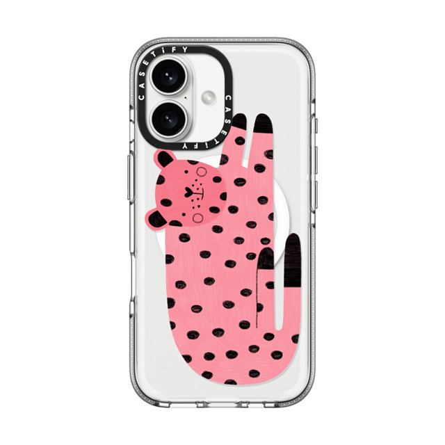 Daria Solak Illustrations x CASETiFY iPhone 16 Case Animal,Abstract Clear Clear Case MagSafe Compatible PINK TIGER by Daria Solak Illustrations Mother's Day Daria Solak Illustrations x CASETiFY iPhone 16 Case Animal,Abstract Clear Clear Case MagSafe Compatible PINK TIGER by Daria Solak Illustrations Mother's Day