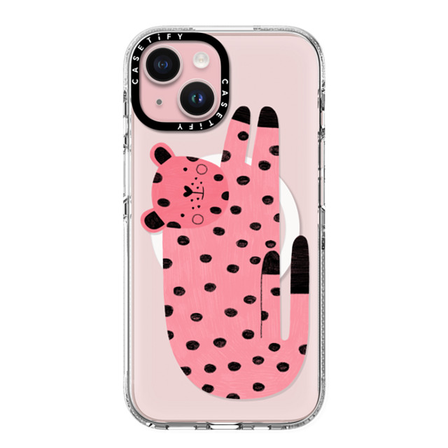 Daria Solak Illustrations x CASETiFY iPhone 15 Case Animal,Abstract Clear Clear Case MagSafe Compatible PINK TIGER by Daria Solak Illustrations Mother's Day Daria Solak Illustrations x CASETiFY iPhone 15 Case Animal,Abstract Clear Clear Case MagSafe Compatible PINK TIGER by Daria Solak Illustrations Mother's Day