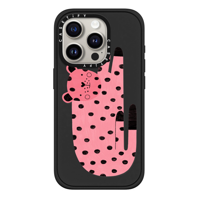 Daria Solak Illustrations x CASETiFY iPhone 15 Pro Case Animal,Abstract マットブラック Impact Case MagSafe Compatible PINK TIGER by Daria Solak Illustrations Mother's Day Daria Solak Illustrations x CASETiFY iPhone 15 Pro Case Animal,Abstract マットブラック Impact Case MagSafe Compatible PINK TIGER by Daria Solak Illustrations Mother's Day