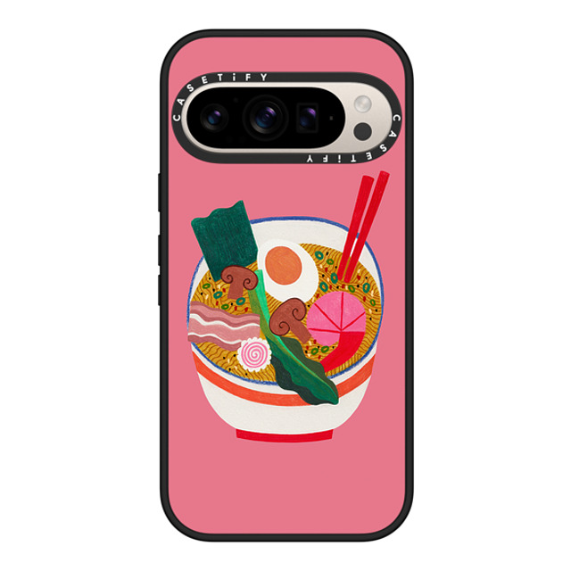 DariaSolakIllustrations x CASETiFY Pixel 9 Pro Case マットブラック マグネット式 インパクトケース RAMEN by Daria Solak Illustrations New iPhone DariaSolakIllustrations x CASETiFY Pixel 9 Pro Case マットブラック マグネット式 インパクトケース RAMEN by Daria Solak Illustrations New iPhone
