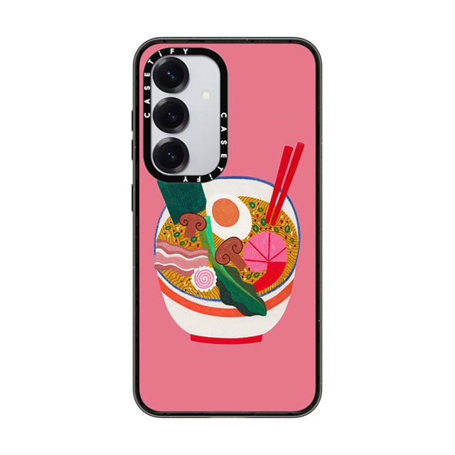 DariaSolakIllustrations x CASETiFY Galaxy S25 Case ブラック マグネット式 インパクトケース RAMEN by Daria Solak Illustrations New iPhone DariaSolakIllustrations x CASETiFY Galaxy S25 Case ブラック マグネット式 インパクトケース RAMEN by Daria Solak Illustrations New iPhone