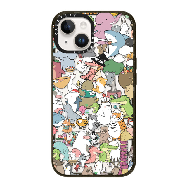 Buddy Gator x CASETiFY iPhone 14 ケース ブラック インパクトケース The Buddies by Buddy Gator