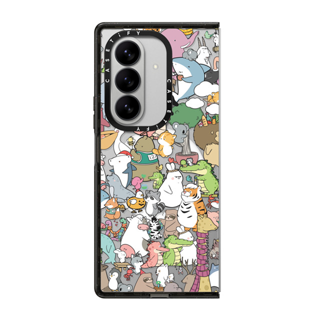 Buddy Gator x CASETiFY Galaxy Z Fold7 Case Black Impact Magnetic Case The Buddies by Buddy Gator
