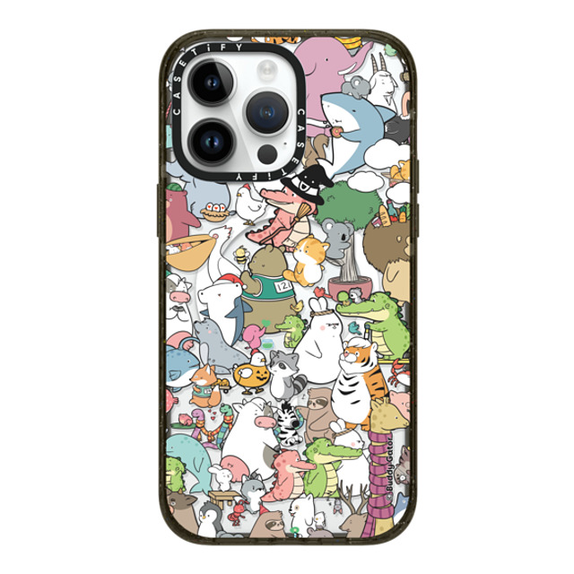 Buddy Gator x CASETiFY iPhone 14 Pro Max ケース ブラック インパクトケース MagSafe対応 The Buddies by Buddy Gator