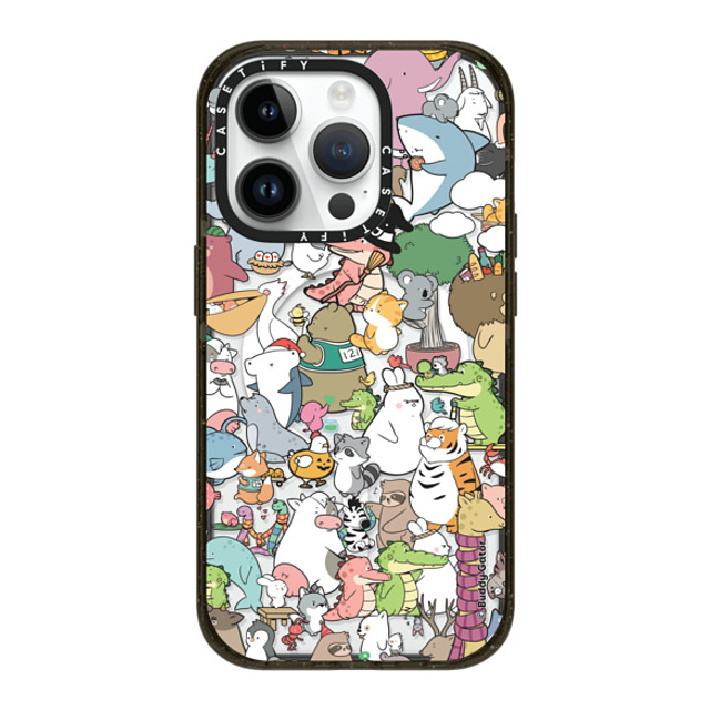 Buddy Gator x CASETiFY iPhone 14 Pro ケース ブラック インパクトケース MagSafe対応 The Buddies by Buddy Gator