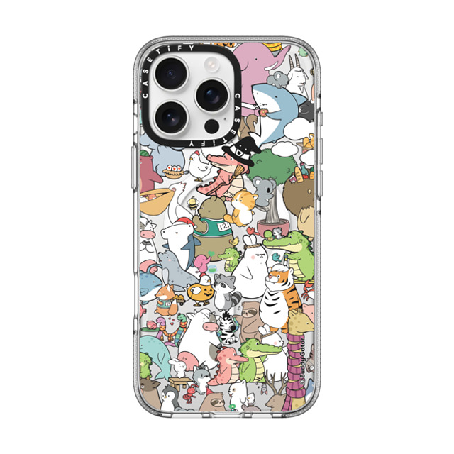 Buddy Gator x CASETiFY iPhone 16 Pro Max ケース クリア クリア ケース MagSafe対応 The Buddies by Buddy Gator