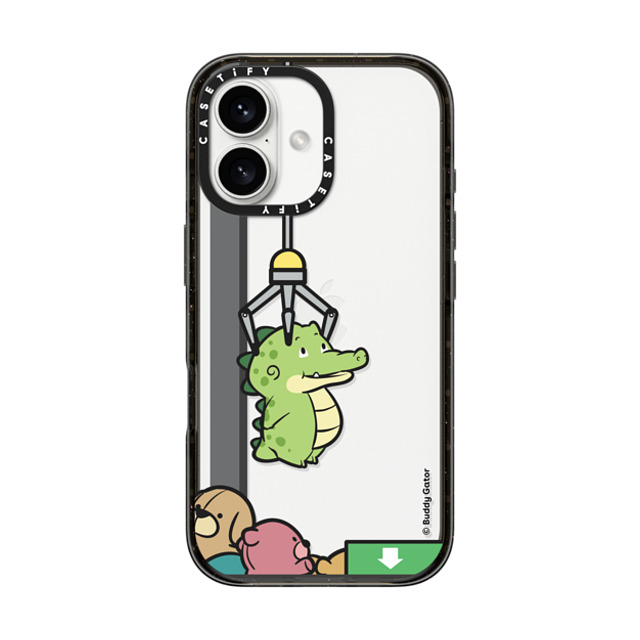 Buddy Gator x CASETiFY iPhone 16 ケース ブラック インパクトケース Never Give Up by Buddy Gator