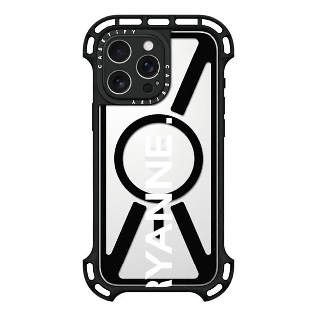 CASETiFY iPhone 16 Pro Max Case Black ウルトラ バウンスケース MagSafe対応 Custom Case - ryanne. jesseseo CASETiFY iPhone 16 Pro Max Case Black ウルトラ バウンスケース MagSafe対応 Custom Case - ryanne. jesseseo