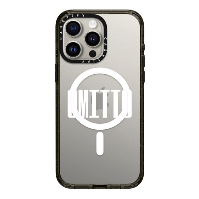 CASETiFY iPhone 15 Pro Max Case Black Impact Case MagSafe Compatible Custom Case - omitto jesseseo CASETiFY iPhone 15 Pro Max Case Black Impact Case MagSafe Compatible Custom Case - omitto jesseseo