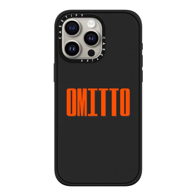 CASETiFY iPhone 15 Pro Max Case Matte Black Impact Case MagSafe Compatible Custom Case - OMITTO jesseseo CASETiFY iPhone 15 Pro Max Case Matte Black Impact Case MagSafe Compatible Custom Case - OMITTO jesseseo