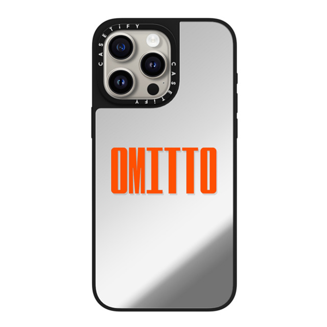 CASETiFY iPhone 15 Pro Max Case Silver on Black ミラーケース MagSafe対応 Custom Case - OMITTO jesseseo CASETiFY iPhone 15 Pro Max Case Silver on Black ミラーケース MagSafe対応 Custom Case - OMITTO jesseseo