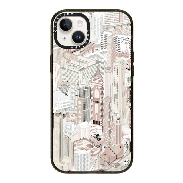 Don Mak x CASETiFY iPhone 14 Plus ケース Travel,Fine Art ブラック インパクトケース MagSafe対応 HK Buildings Mother's Day Don Mak x CASETiFY iPhone 14 Plus ケース Travel,Fine Art ブラック インパクトケース MagSafe対応 HK Buildings Mother's Day