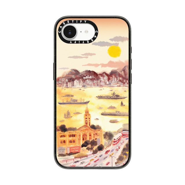 Don Mak x CASETiFY iPhone 16e Case Black Impact Case MagSafe Compatible Golden Hour in Old TST Back to School Don Mak x CASETiFY iPhone 16e Case Black Impact Case MagSafe Compatible Golden Hour in Old TST Back to School