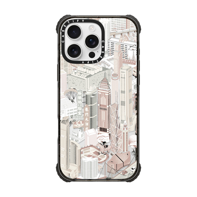 CASETiFY アーティスト:Don Mak x CASETiFY iPhone 16 Pro Max Case Black ウルトラ インパクトケース MagSafe 対応 HK Buildings CASETiFY アーティスト:Don Mak x CASETiFY iPhone 16 Pro Max Case Black ウルトラ インパクトケース MagSafe 対応 HK Buildings