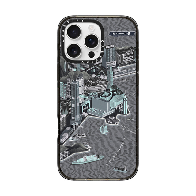 Don Mak x CASETiFY iPhone 16 Pro Max Case Travel,Fine Art Black インパクトケース Map of Kowloon, Goodnight Version Mother's Day Don Mak x CASETiFY iPhone 16 Pro Max Case Travel,Fine Art Black インパクトケース Map of Kowloon, Goodnight Version Mother's Day