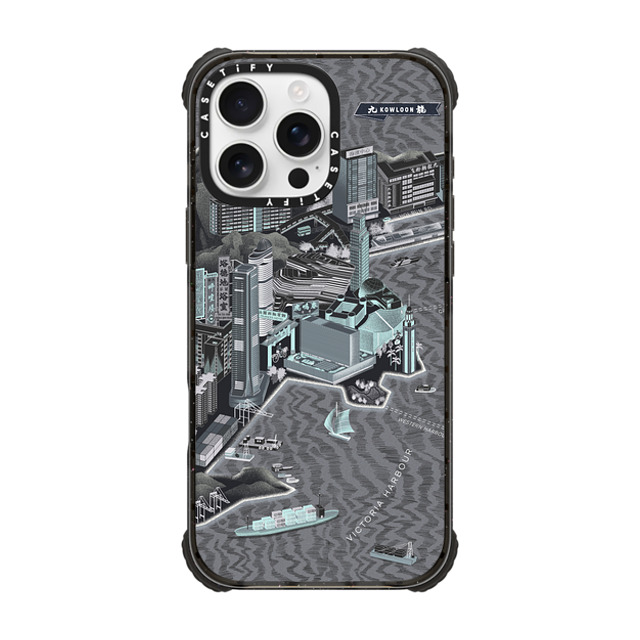 Don Mak x CASETiFY iPhone 16 Pro Max Case Travel,Fine Art Black ウルトラ インパクトケース MagSafe 対応 Map of Kowloon, Goodnight Version Mother's Day Don Mak x CASETiFY iPhone 16 Pro Max Case Travel,Fine Art Black ウルトラ インパクトケース MagSafe 対応 Map of Kowloon, Goodnight Version Mother's Day