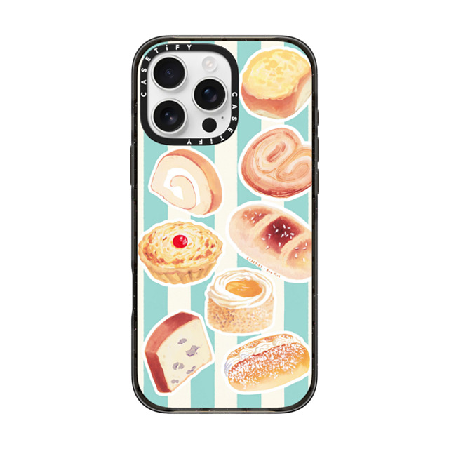 Don Mak x CASETiFY iPhone 16 Pro Max Case Black インパクトケース Freshly Baked Bread Mother's Day Don Mak x CASETiFY iPhone 16 Pro Max Case Black インパクトケース Freshly Baked Bread Mother's Day