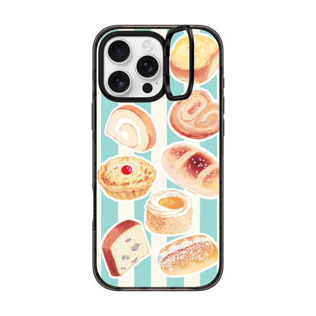 Don Mak x CASETiFY iPhone 16 Pro Max Case 2107 Black インパクトリングスタンドケース MagSafe対応 Freshly Baked Bread Mother's Day Don Mak x CASETiFY iPhone 16 Pro Max Case 2107 Black インパクトリングスタンドケース MagSafe対応 Freshly Baked Bread Mother's Day