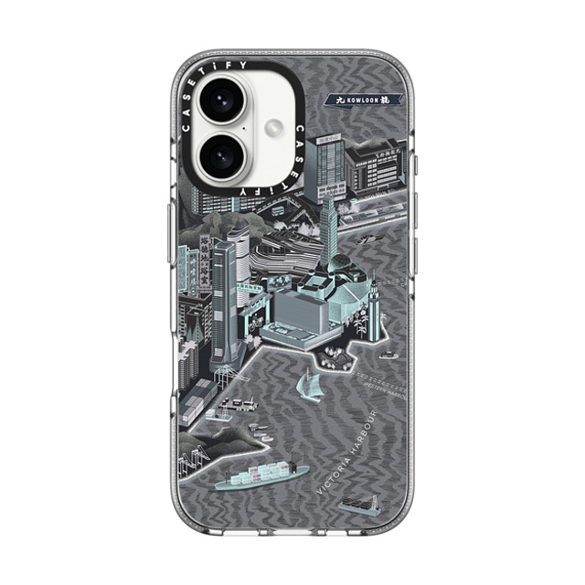 Don Mak x CASETiFY iPhone 16 Case Travel,Fine Art Clear Clear Case MagSafe Compatible Map of Kowloon, Goodnight Version Mother's Day Don Mak x CASETiFY iPhone 16 Case Travel,Fine Art Clear Clear Case MagSafe Compatible Map of Kowloon, Goodnight Version Mother's Day