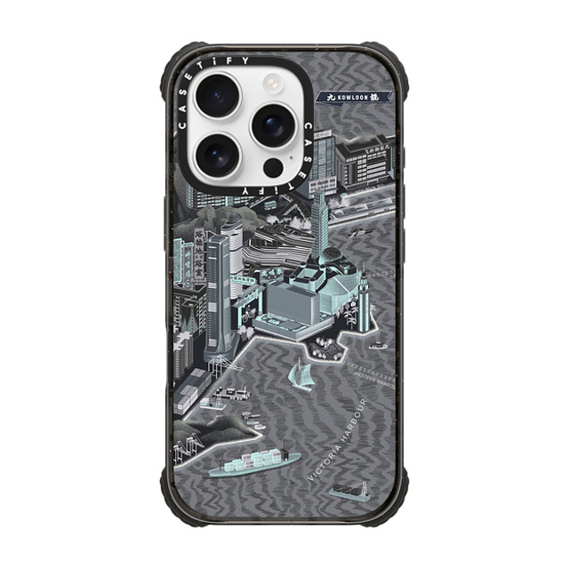 Don Mak x CASETiFY iPhone 16 Pro Case Travel,Fine Art Black ウルトラ インパクトケース MagSafe 対応 Map of Kowloon, Goodnight Version Mother's Day Don Mak x CASETiFY iPhone 16 Pro Case Travel,Fine Art Black ウルトラ インパクトケース MagSafe 対応 Map of Kowloon, Goodnight Version Mother's Day