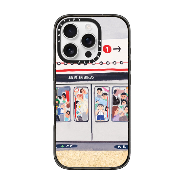 CASETiFY アーティスト:Don Mak x CASETiFY iPhone 16 Pro Case Travel,Fine Art Black Impact Case MagSafe Compatible Kowloon Pure Love Squad #06 Mother's Day CASETiFY アーティスト:Don Mak x CASETiFY iPhone 16 Pro Case Travel,Fine Art Black Impact Case MagSafe Compatible Kowloon Pure Love Squad #06 Mother's Day