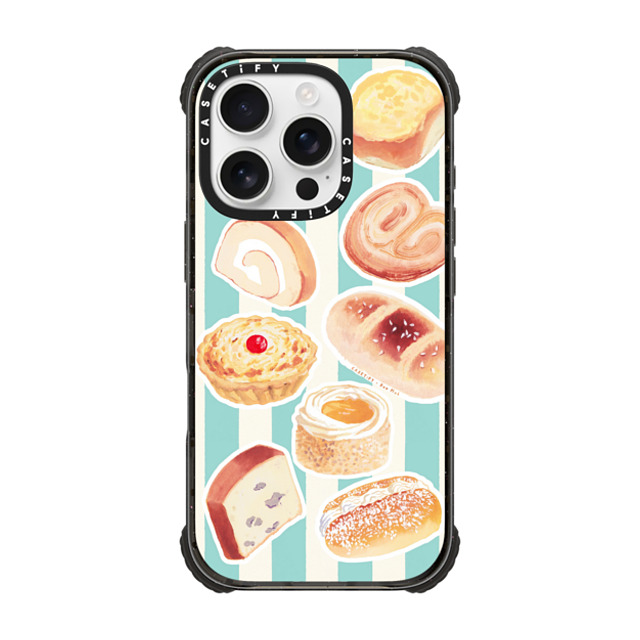 Don Mak x CASETiFY iPhone 16 Pro ケース ブラック ウルトラ インパクトケース MagSafe 対応 Freshly Baked Bread Father's Day Don Mak x CASETiFY iPhone 16 Pro ケース ブラック ウルトラ インパクトケース MagSafe 対応 Freshly Baked Bread Father's Day