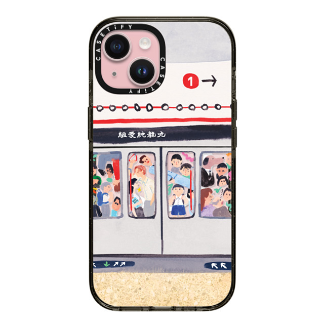 CASETiFY アーティスト:Don Mak x CASETiFY iPhone 15 Case Travel,Fine Art Black Impact Case MagSafe Compatible Kowloon Pure Love Squad #06 Mother's Day CASETiFY アーティスト:Don Mak x CASETiFY iPhone 15 Case Travel,Fine Art Black Impact Case MagSafe Compatible Kowloon Pure Love Squad #06 Mother's Day