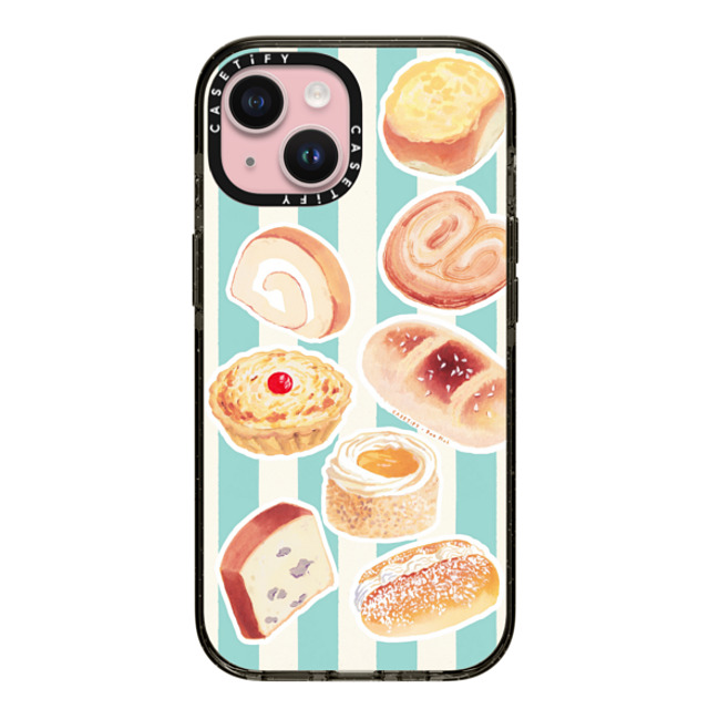 Don Mak x CASETiFY iPhone 15 Case Black インパクトケース Freshly Baked Bread Mother's Day Don Mak x CASETiFY iPhone 15 Case Black インパクトケース Freshly Baked Bread Mother's Day